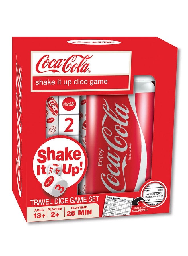 MasterPieces MasterPieces Officially Licensed Coca-Cola Shake It Up Dice Game for Families - Image 1