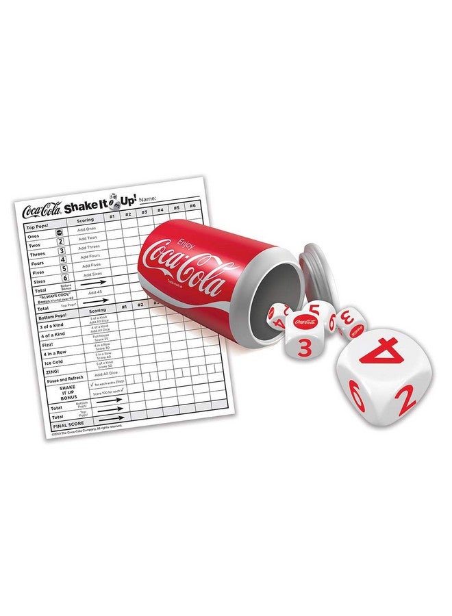 MasterPieces MasterPieces Officially Licensed Coca-Cola Shake It Up Dice Game for Families - Image 2
