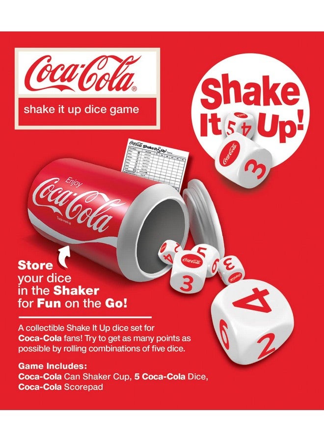 MasterPieces MasterPieces Officially Licensed Coca-Cola Shake It Up Dice Game for Families - Image 3