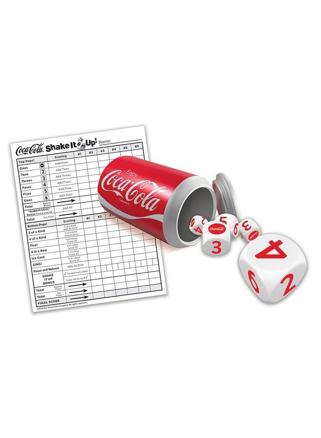 MasterPieces MasterPieces Officially Licensed Coca-Cola Shake It Up Dice Game for Families - Image 4