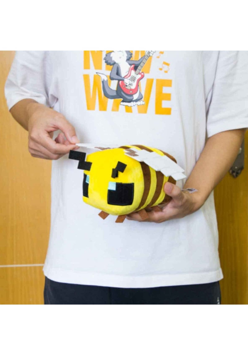 ماين كرافت دمية Putrer Bee المحشوة - لعبة ناعمة ولطيفة بحجم 17 سم (6.7 بوصة)، هدية عيد ميلاد للأطفال والفتيات وعشاق النحل - Image 4