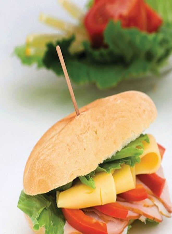 Royal Wood Sandwich Picks, Package of 750, for Club Sandwiches, Burgers, Sliders, and Wraps, Made of Compostable Birch Wood - Image 3