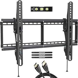 MOUNTUP Tilting TV Wall Mount Bracket for Most 37-70 Inches TVs, TV Mount with 10 Degrees Smooth Tilt, Low Profile TV - Image 1