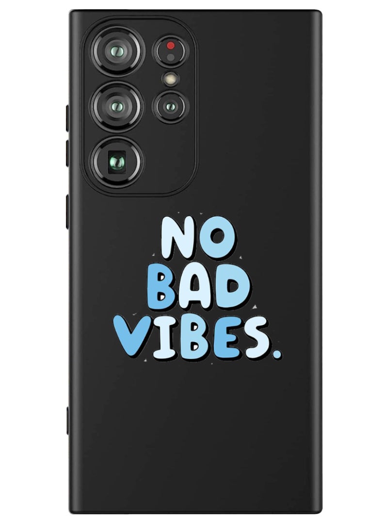 Theodor غطاء سليم واقي من السيليكون السائل مع حماية كاملة للجسم مضاد للخدش وصدمات لجهاز سامسونج جالاكسي S24 ألترا (أسود) - Image 1