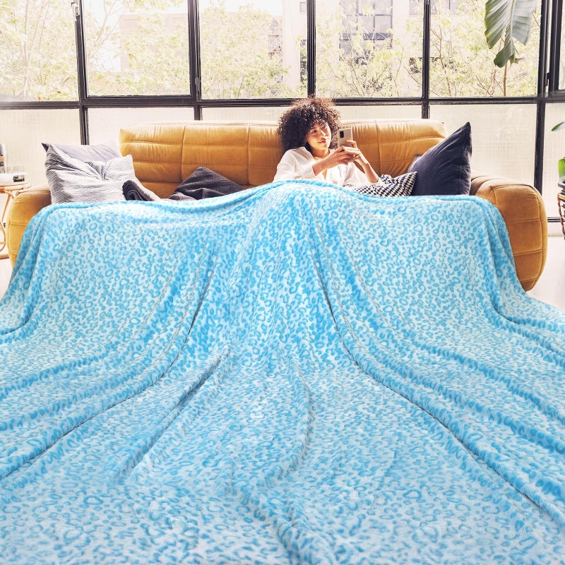 ZHIKU Blankets & Throws King Size Soft Fleece Blanket Throw Blankets for Bed - Image 4