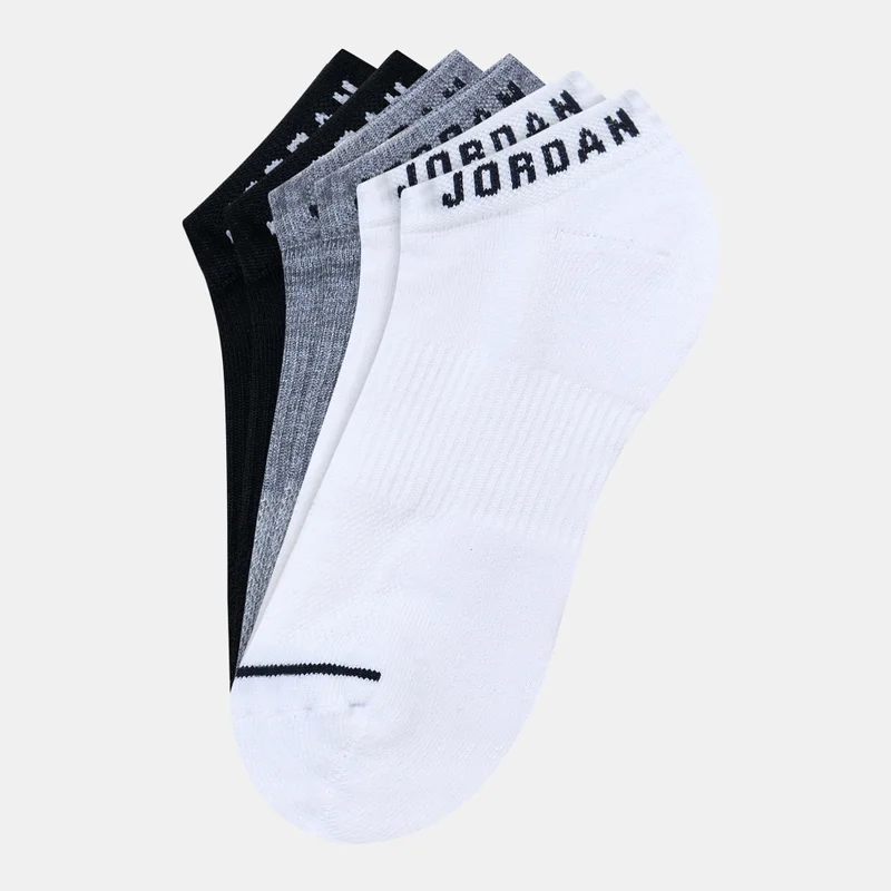 Jordan White Everyday No-Show Socks (3 Pairs)  | Best Price UAE