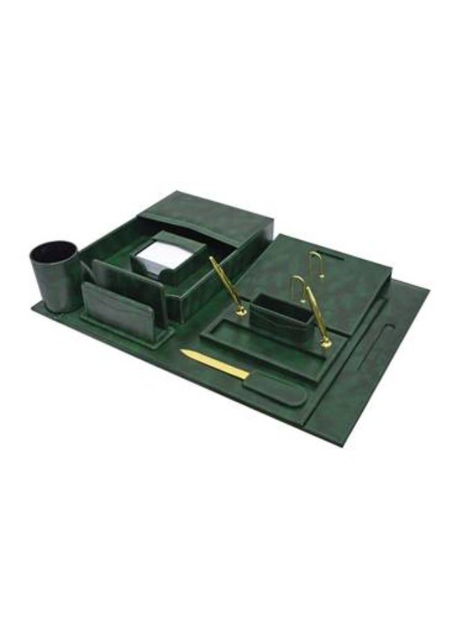 SAB Desk Set (set of 8 pieces) – Green color - Image 1