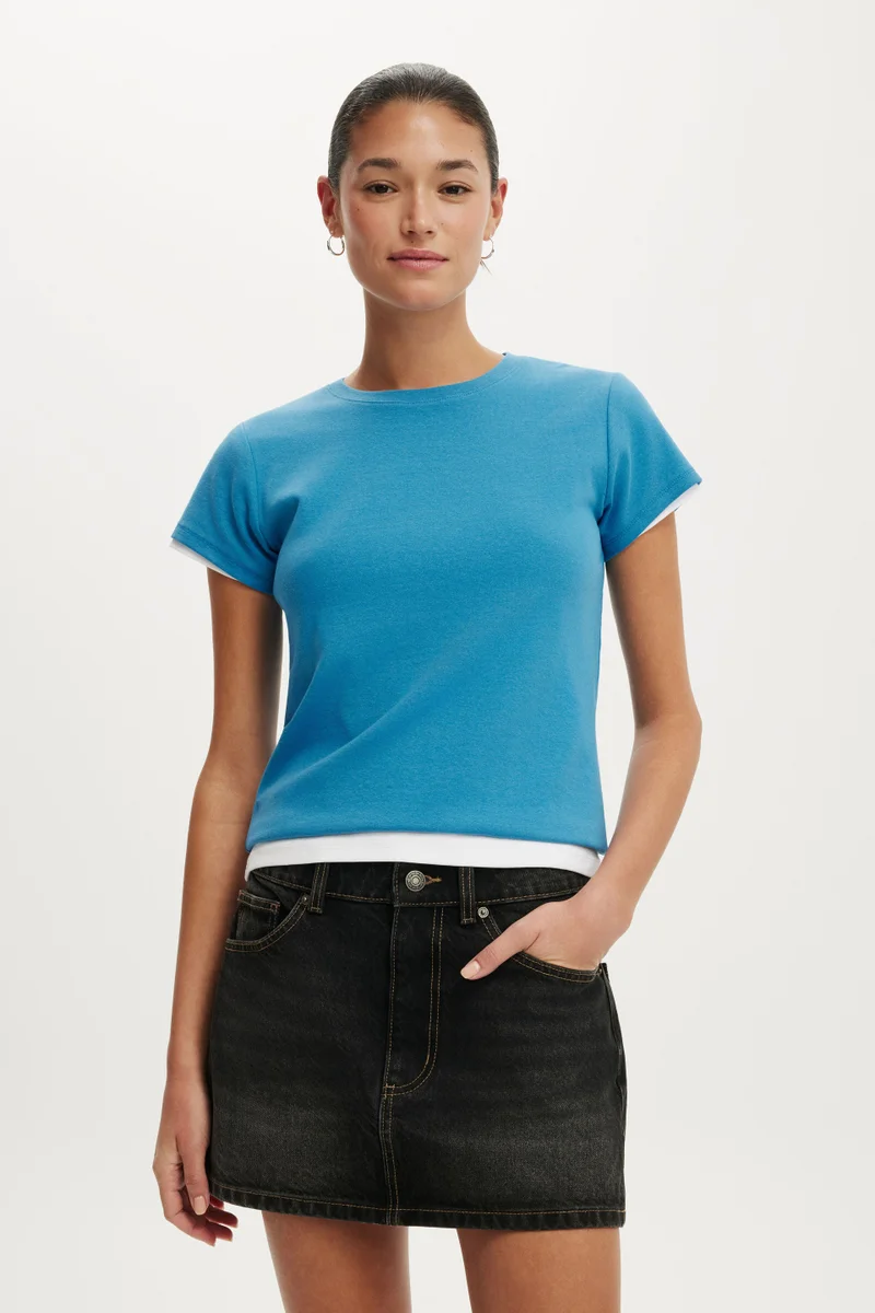 كوتون اون ORIGINAL DENIM MINI SKIRT