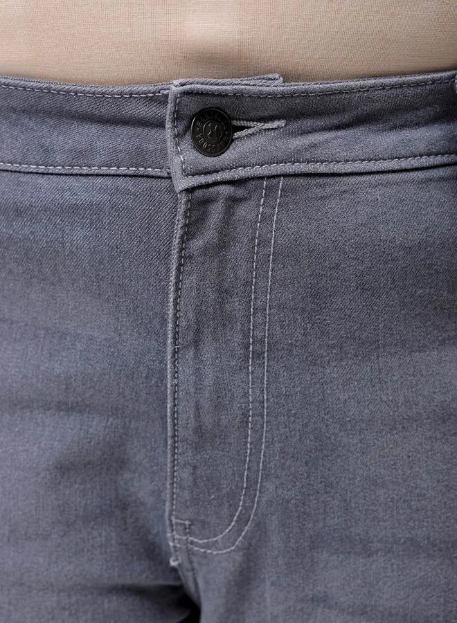 HARDSODA Men Plus Size Bootcut Solid Mid-Rise Stretchable Jeans