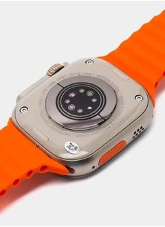 في & حول ساعة ذكية W&O X9 ULTRA 2 Series 9-برتقالي  - Image 4