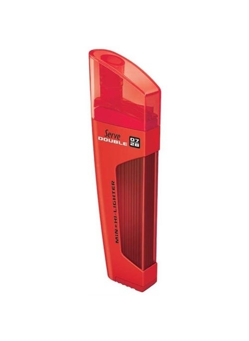 Serve - Double Min 0.7 2b Highlighter Red - Image 1