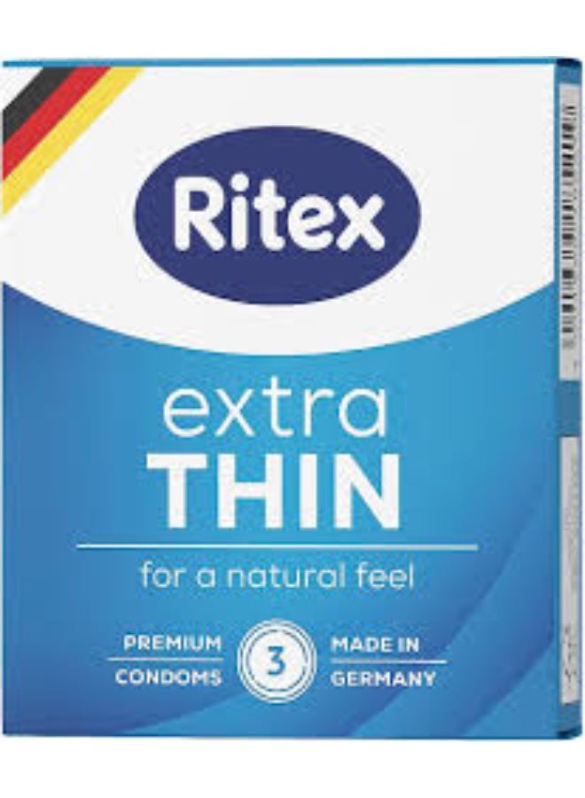 Ritex condom extra dunn (extra thin) pack of 3