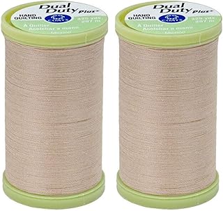 Coats 2-Pack Bundle  & Clark Dual Duty Plus Hand Quilting Thread 325yds Ecru s960-8030 - Image 1