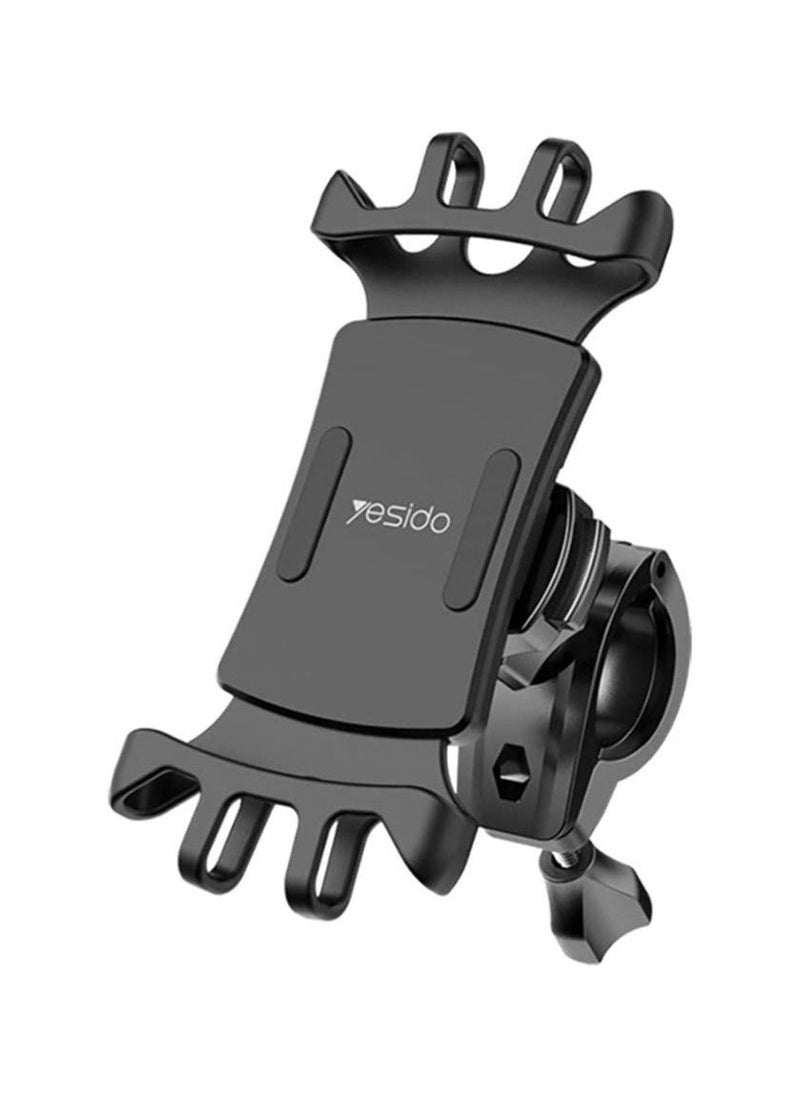 YESIDO C66 Bike Bicycle Motorcycle Mobile Phone Holder Mount Universal 360 Degree Adjustable Rotation Compatible with iPhone - Image 1