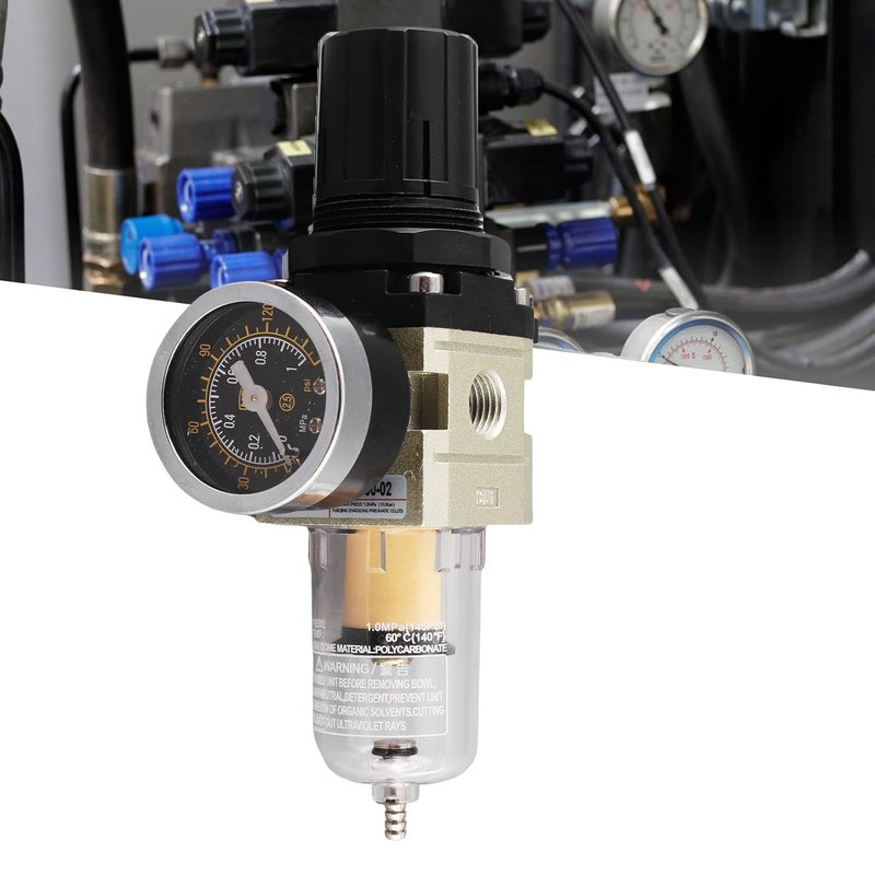 AW2000 02 Premium Aluminum Alloy Air Filter Regulator Water Oil Separator for Pneumatic Machinery - Image 5