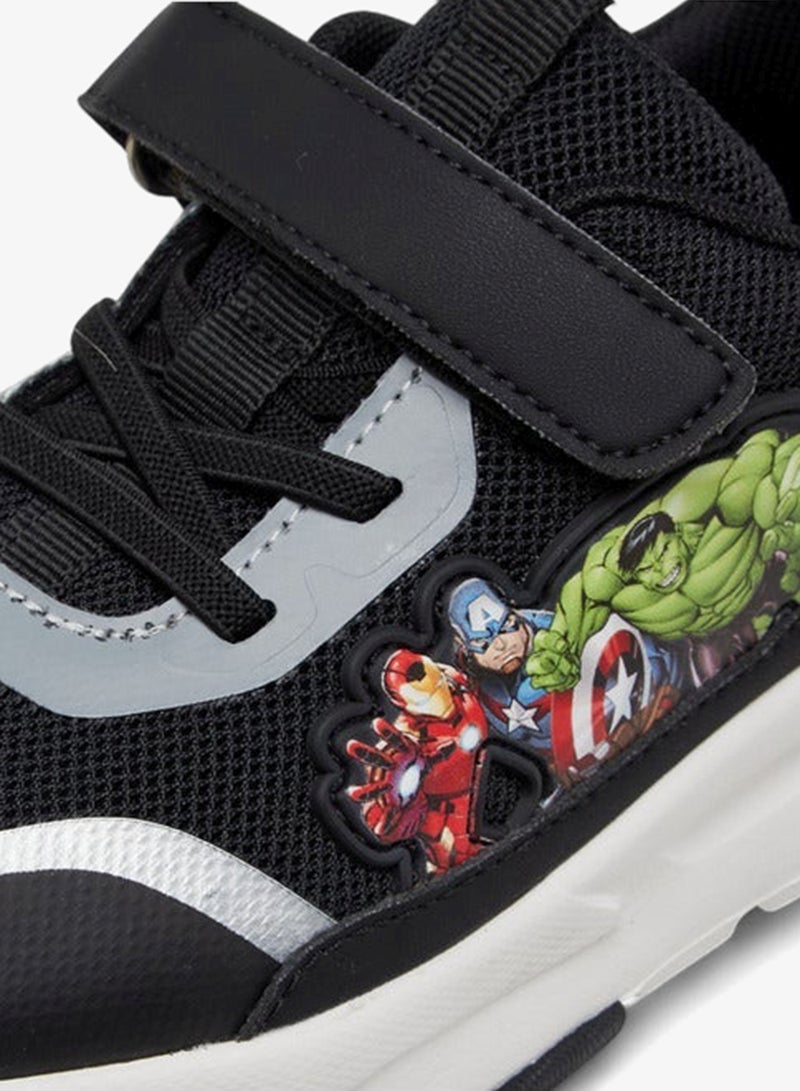 MARVEL Boys Avengers Detail Sneakers with Hook and Loop Closure - Image 4