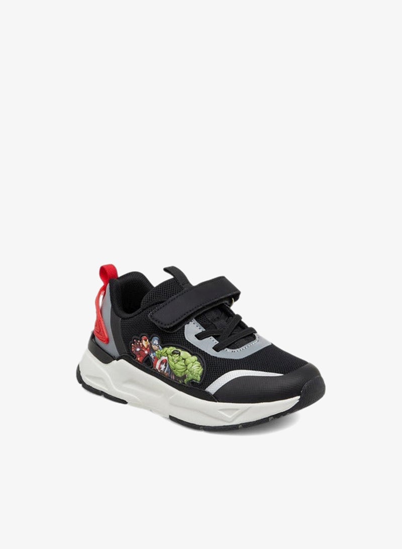 MARVEL Boys Avengers Detail Sneakers with Hook and Loop Closure - Image 2