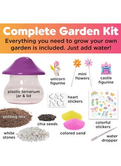 Creativity for Kids Creativity for Kids Plant and Grow Unicorn Forest: Terrarium Kit for Kids, Unicorn Toys and STEM Kits for Kids, Arts and Crafts for Girls Ages 6-8+  - Image 3