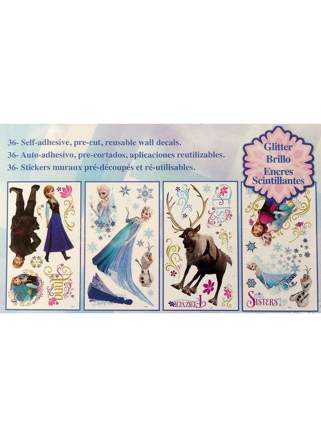 RoomMates Disney Frozen Peel & Stick 36 Wall Decals - Image 2