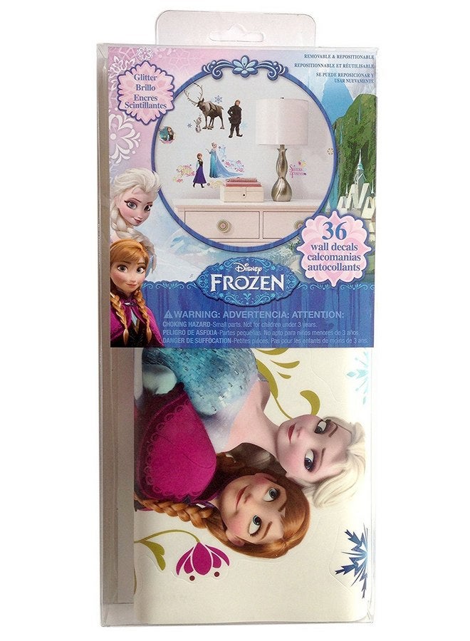RoomMates Disney Frozen Peel & Stick 36 Wall Decals - Image 1
