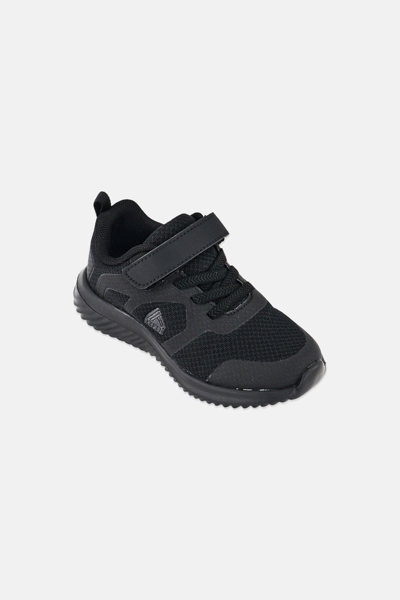 RBX Toddlers Boy Velcro Closure Shoes, Black - Image 1