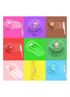 NNEWVANTE Butter Slime Set 10 Pack,Party Favours,Scented,Soft and NonSticky,Birthday Gifts for Girls and Boys,Stress Relieving Slime Bulk Ice CreamMouldFillers  - Image 2