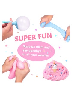 NNEWVANTE Butter Slime Set 10 Pack,Party Favours,Scented,Soft and NonSticky,Birthday Gifts for Girls and Boys,Stress Relieving Slime Bulk Ice CreamMouldFillers  - Image 4