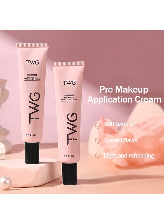 TWG Pre Makeup Application Cream，Pore Minimizing Face Primer, Long-Lasting BB Cream, Makeup Primer & Moisturizing Face Cream for Smooth, Flawless Skin 30g - Image 2