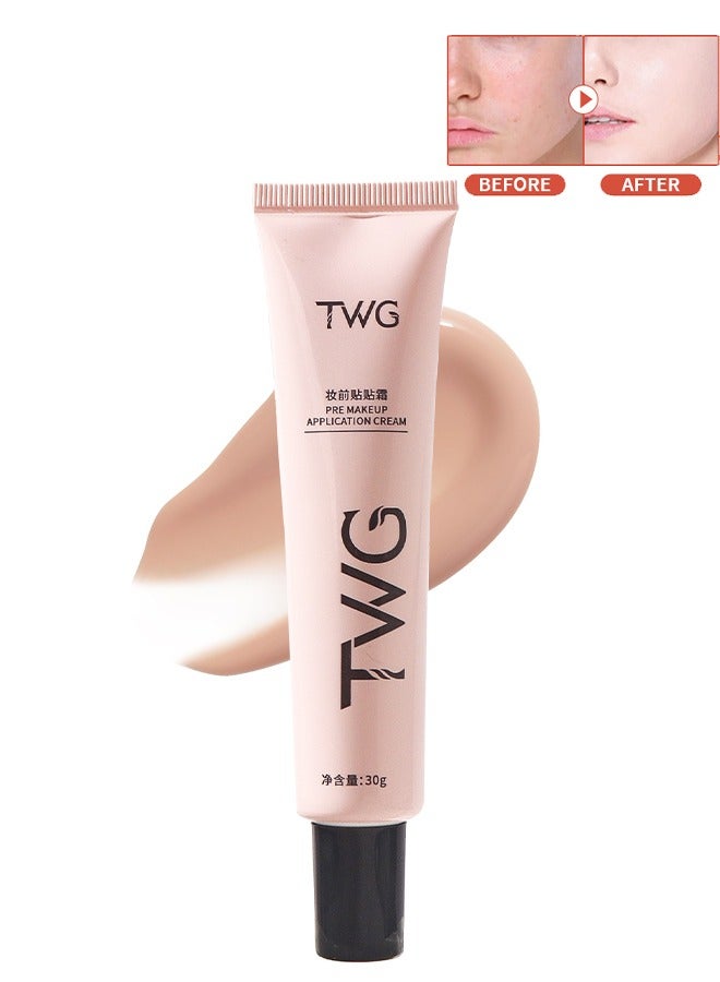 TWG Pre Makeup Application Cream，Pore Minimizing Face Primer, Long-Lasting BB Cream, Makeup Primer & Moisturizing Face Cream for Smooth, Flawless Skin 30g - Image 1