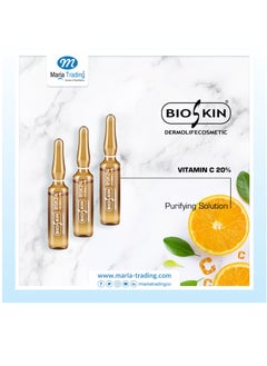 Bioskin BSK24 VITAMIN C 20% Aging & Shine Solution 10 amp x 5mL  - Image 1