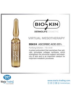 Bioskin BSK24 VITAMIN C 20% Aging & Shine Solution 10 amp x 5mL  - Image 3