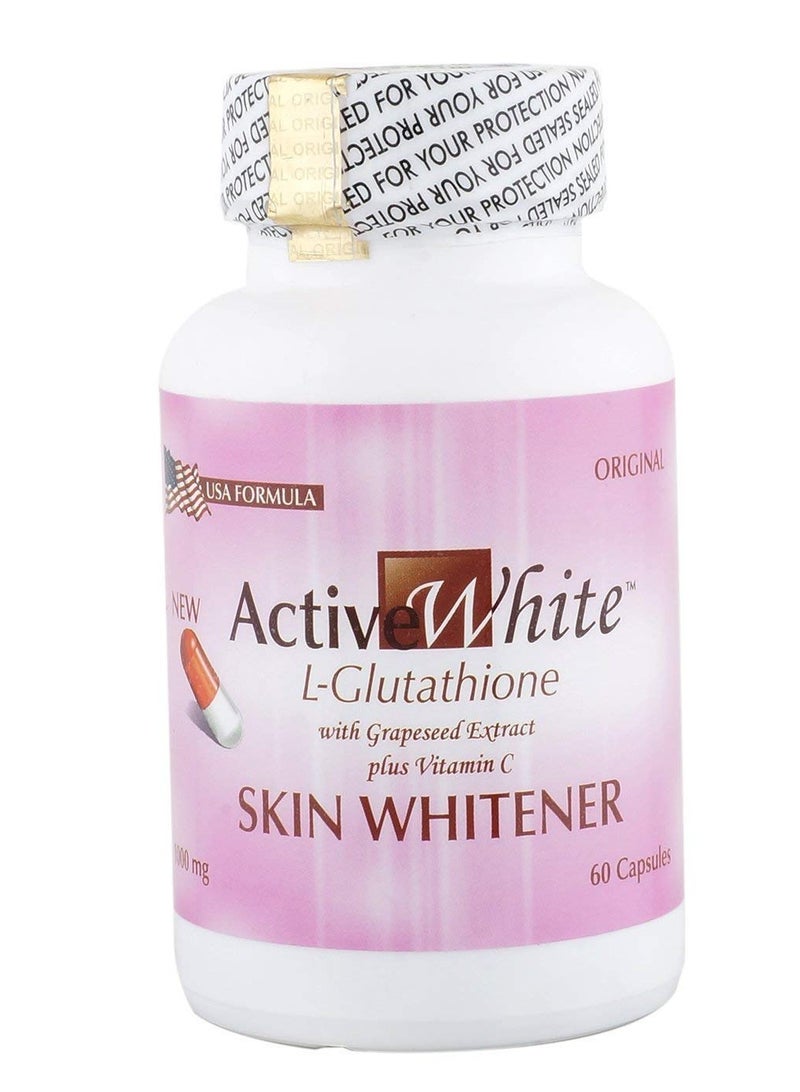 Active White Glutathione 60 Capsules - Image 2