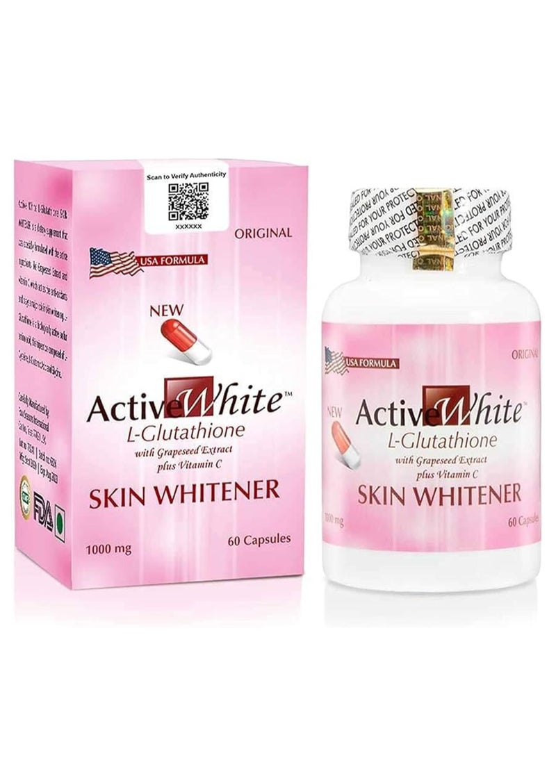 Active White Glutathione 60 Capsules - Image 3