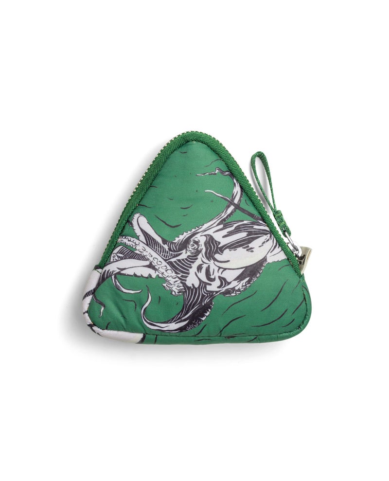 DailyObjects Easy Triangle Pouch | Crafted using Soft-Touch and Water-Repellent Polyester | Polyfill Cushioning Assures Scratch-Free Security | Comes with an O-Ring to Attach Keys, Charms or Wristlets - Image 1