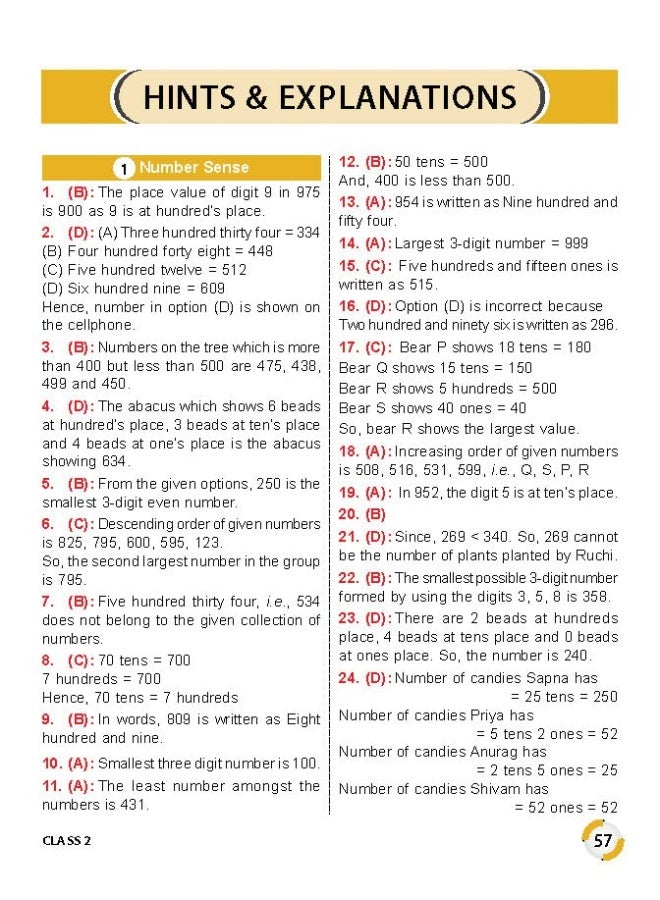 International Mathematics Olympiad (IMO) Work Book for Class 2 - MCQs, Previous Years Solved Paper and Achievers Section - Olympiad Books For 2022-2023