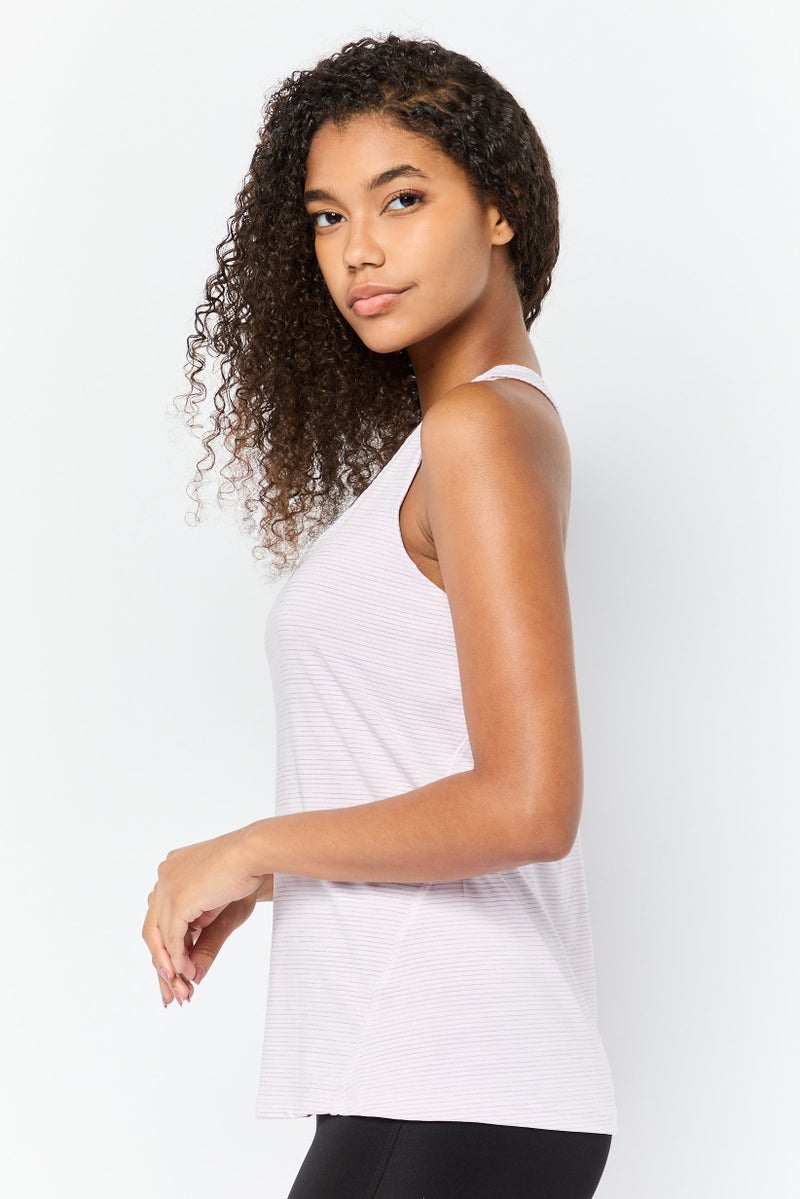 SKECHERS Women Sportswear Fit Sleeveless Padded Training Top, Pink - Image 3