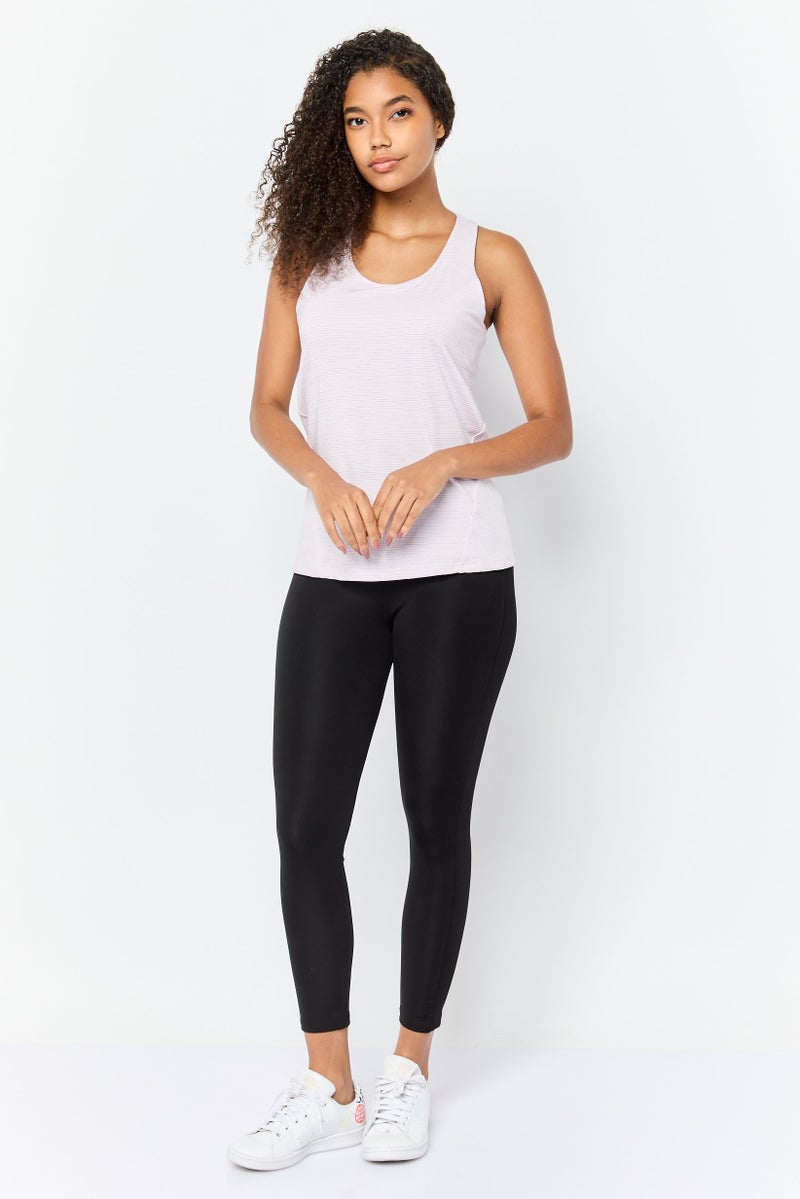 SKECHERS Women Sportswear Fit Sleeveless Padded Training Top, Pink - Image 4