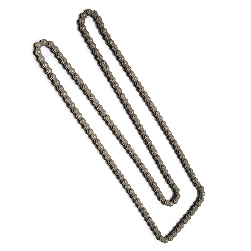 Stainless Steel Chain: 158 Links 25H High Strength Wear Resistant Direct Replacement Chain - Easy To Install No Complicated Tools For 47cc 49cc Pocket Bikes, Mini Quads, ATV Scooters - Image 1