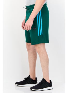 Adidas Men Sportswear Fit Basketball Shorts, Green  - Image 2