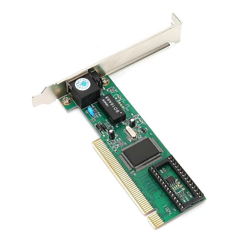 Pci Ethernet Card: 10/100mb Lan Card Plug And Play - Multi-OS Compatible Network Adapter For Desktop Home Office Network Building - Image 3