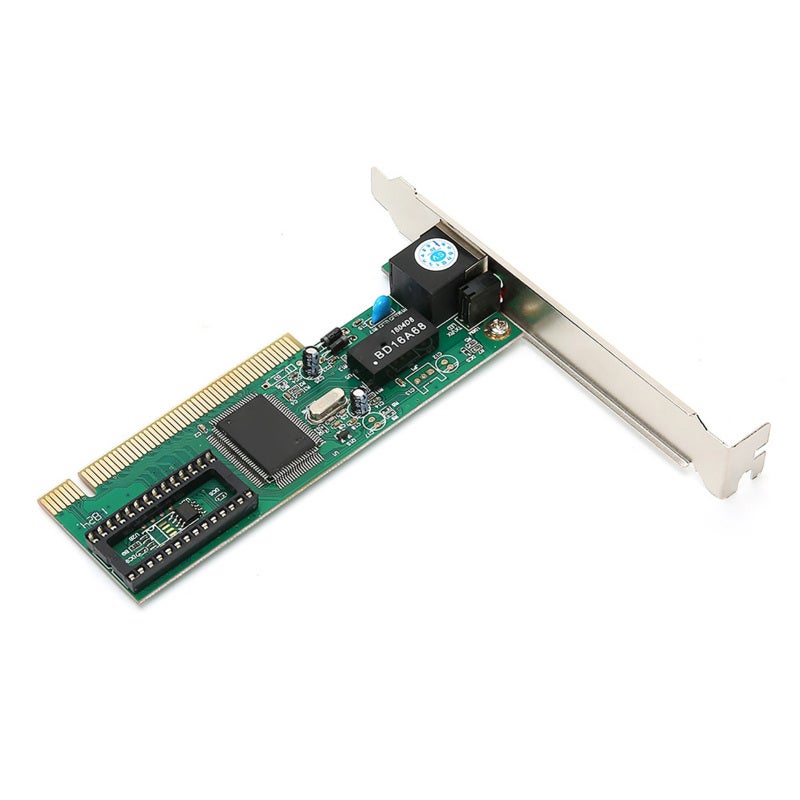 Pci Ethernet Card: 10/100mb Lan Card Plug And Play - Multi-OS Compatible Network Adapter For Desktop Home Office Network Building - Image 2