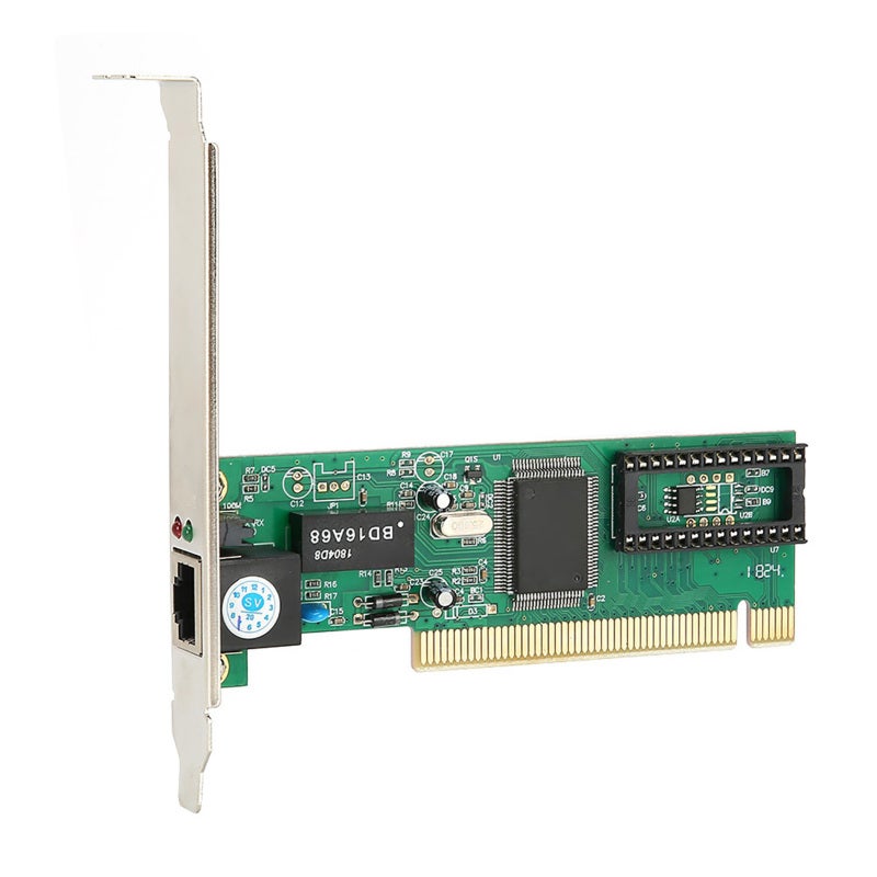 Pci Ethernet Card: 10/100mb Lan Card Plug And Play - Multi-OS Compatible Network Adapter For Desktop Home Office Network Building - Image 5
