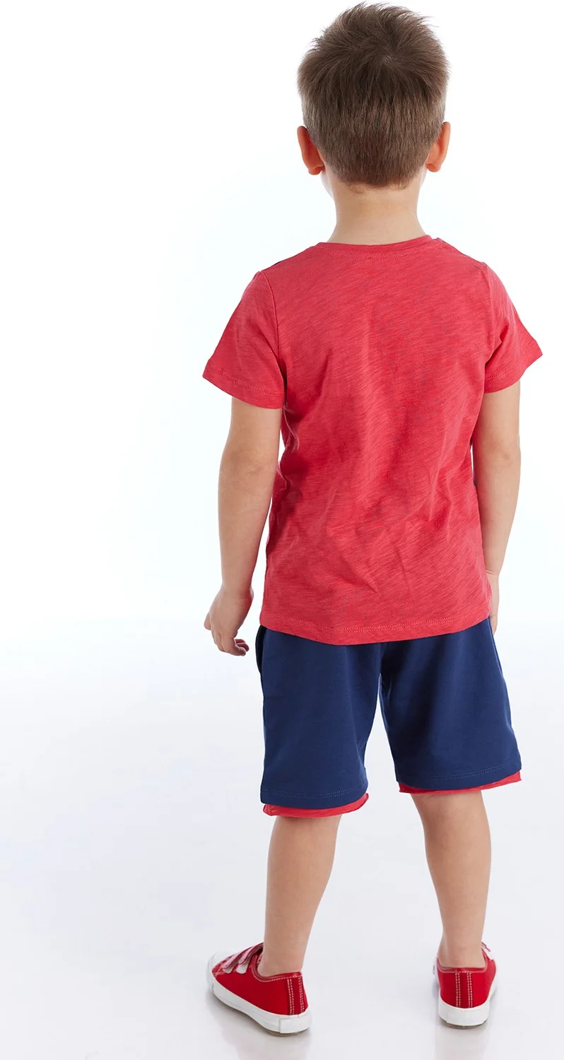 Denokids Pirate Dino Boy T-shirt Shorts Set