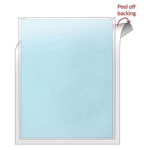 STORE SMART StoreSMART® - 8.5" x 11" Peel & Stick Letter Size Pocket - Crystal-Clear, Archival, Polypropylene Plastic - 100-Pack - TL10308-100 - Image 3
