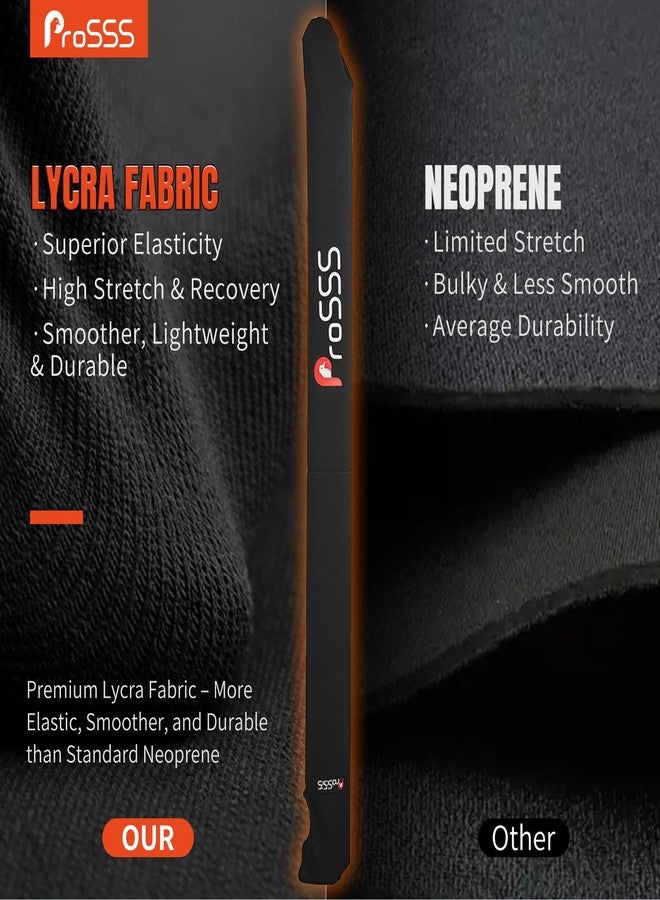 ProSSS Power-Pole Cover (10ft, Black) - Premium Lycra Fabric for Superior Elasticity - Snug Stretch Fit - No Zipper/Velcro - Travel Protective Cover for Power-Pole Blades - Image 2