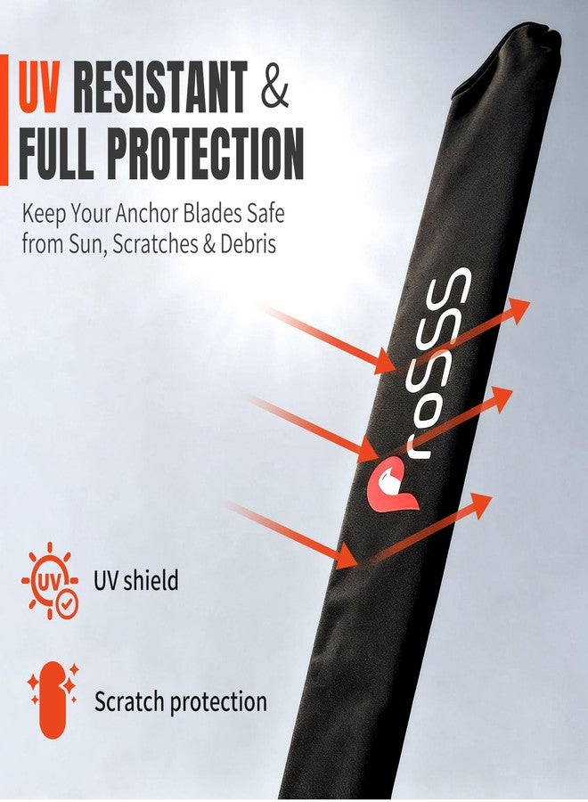 ProSSS Power-Pole Cover (10ft, Black) - Premium Lycra Fabric for Superior Elasticity - Snug Stretch Fit - No Zipper/Velcro - Travel Protective Cover for Power-Pole Blades - Image 5