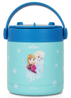 Eazy Kids Disney Frozen Princess Elsa Stainless Steel Insulated Food Jar - Blue(350ml)  - Image 4