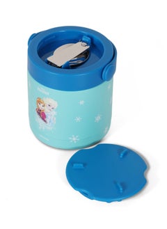 Eazy Kids Disney Frozen Princess Elsa Stainless Steel Insulated Food Jar - Blue(350ml)  - Image 2