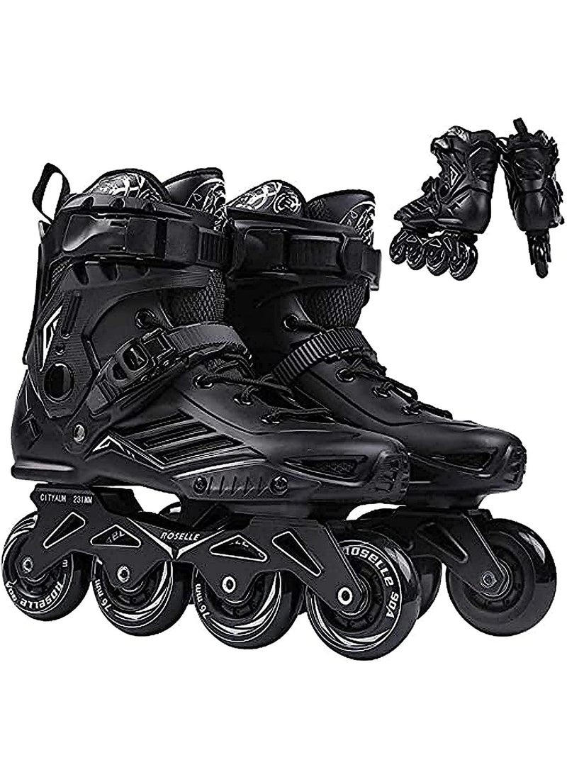 MONOGUE - Skating Shoes Inline Professional Single Row Roller Blades Speed Skates Without Physical Brake - Image 1