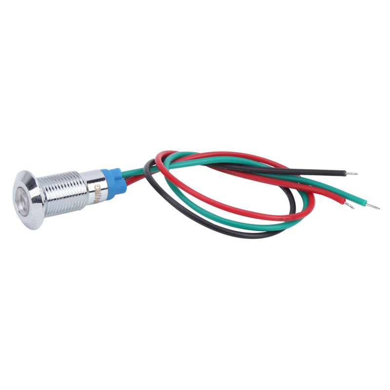 LED Indicator Light: 2Color Red & Green, IP67 Waterproof, IK10 Anti-Collision, Uniform Luminescence, 10,000+ Hours Life - Common Anode, CNC Formed Metal Shell for CNC Machine Tool, Industrial Control - Image 5